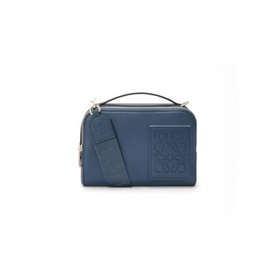 LOEWE MINI CROSSBODY CAMERA BAG IN SATIN CALFSKIN C565R41X05 (18*13*8.5cm)